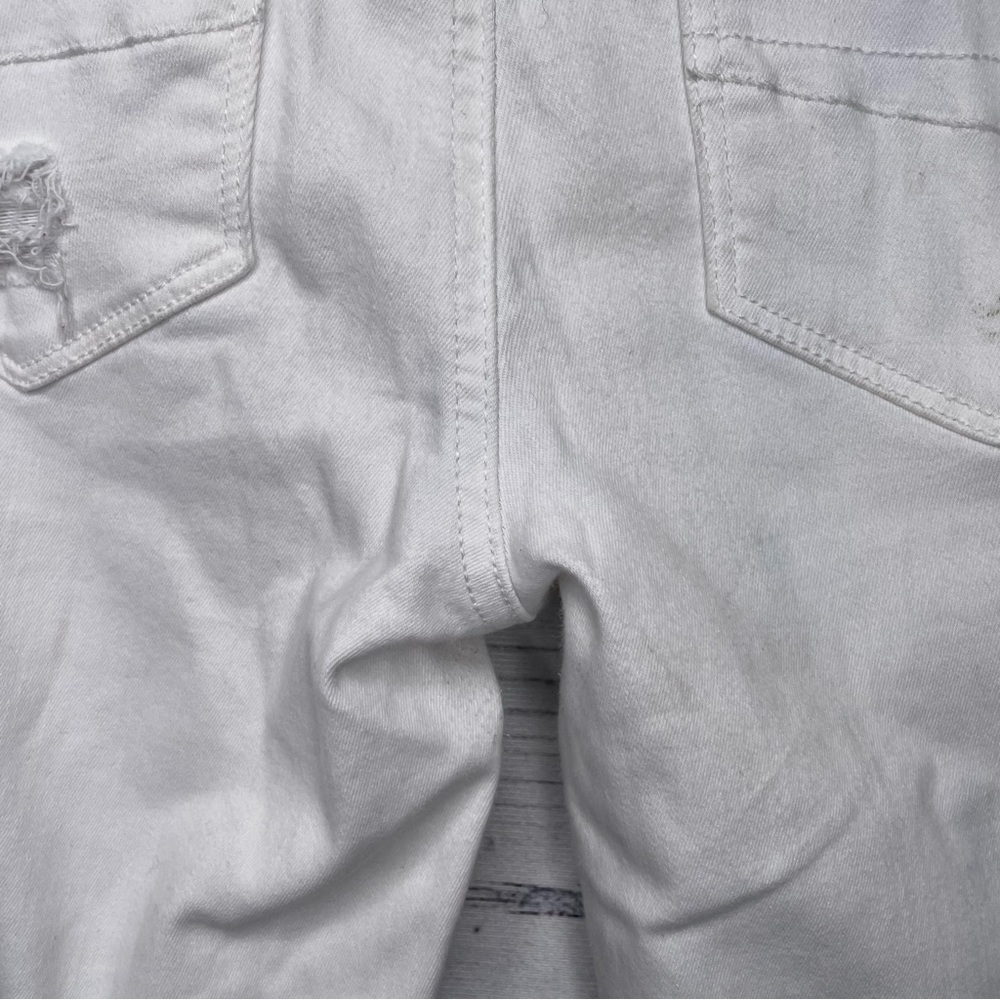 American Eagle outfitters white ripped super high-rise jagging size 4 - Picture 9 of 16